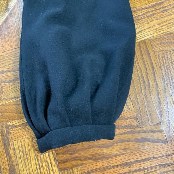 CAbi Abbott Blazer Jacket Black Ponte Knit Button 3/4 Puff Sleeve 3027 Size 4 - Picture 8 of 13